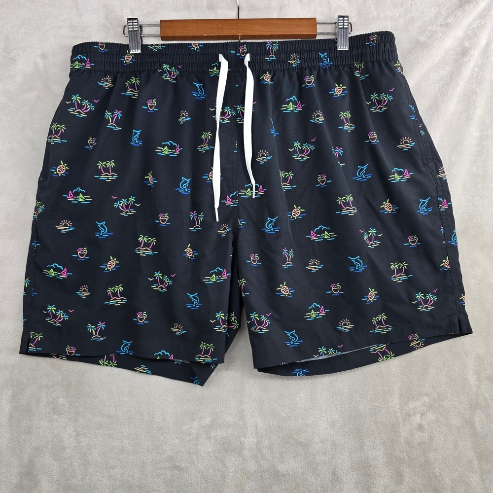 Chubbies Swim Trunks‎ Tropical Print Swim Shorts Mens XXL liner